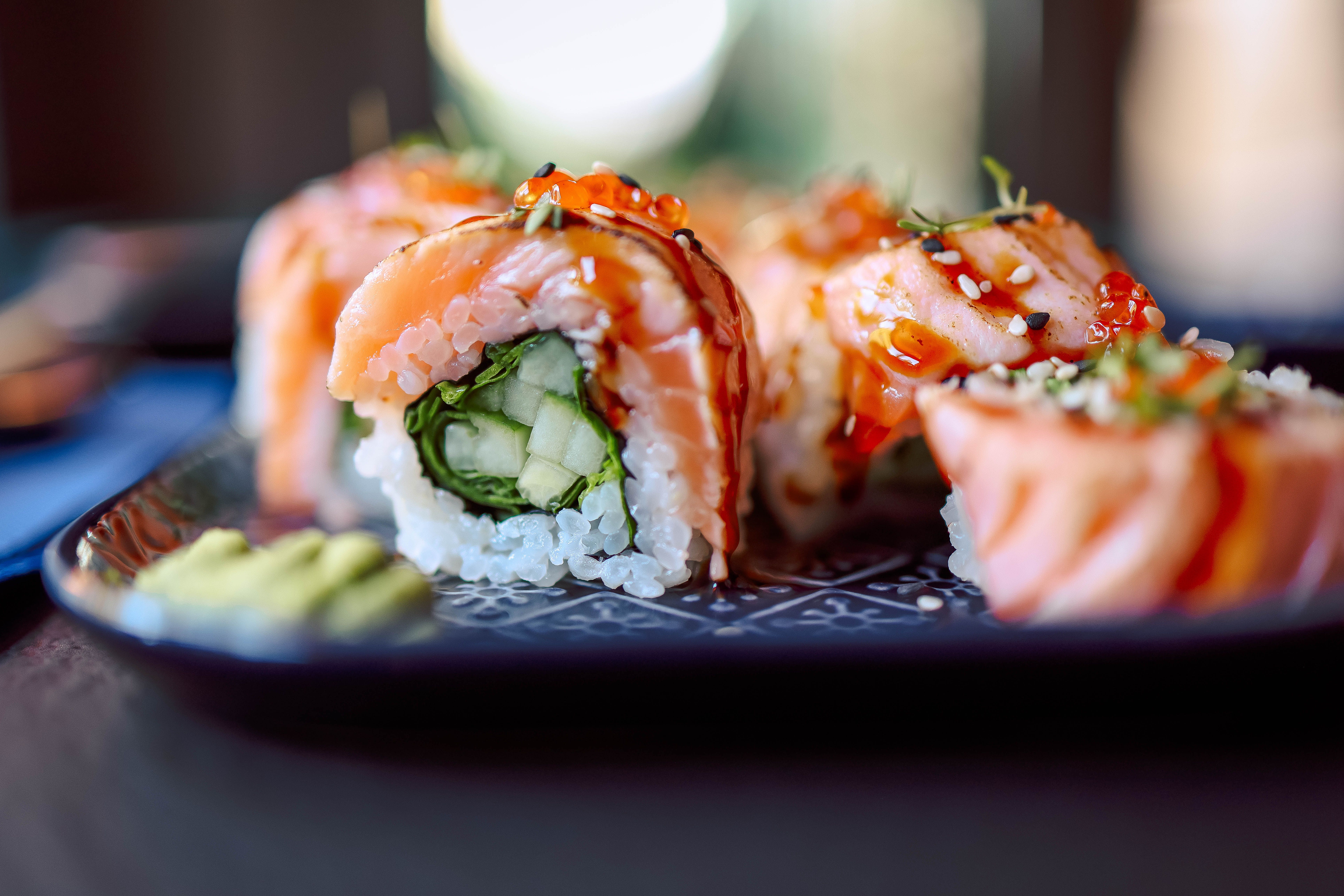 Verse sushi rolls